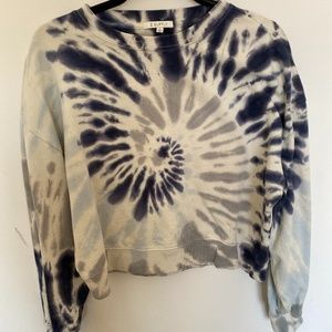 Z Supply Tie dye sweatshirt and short set